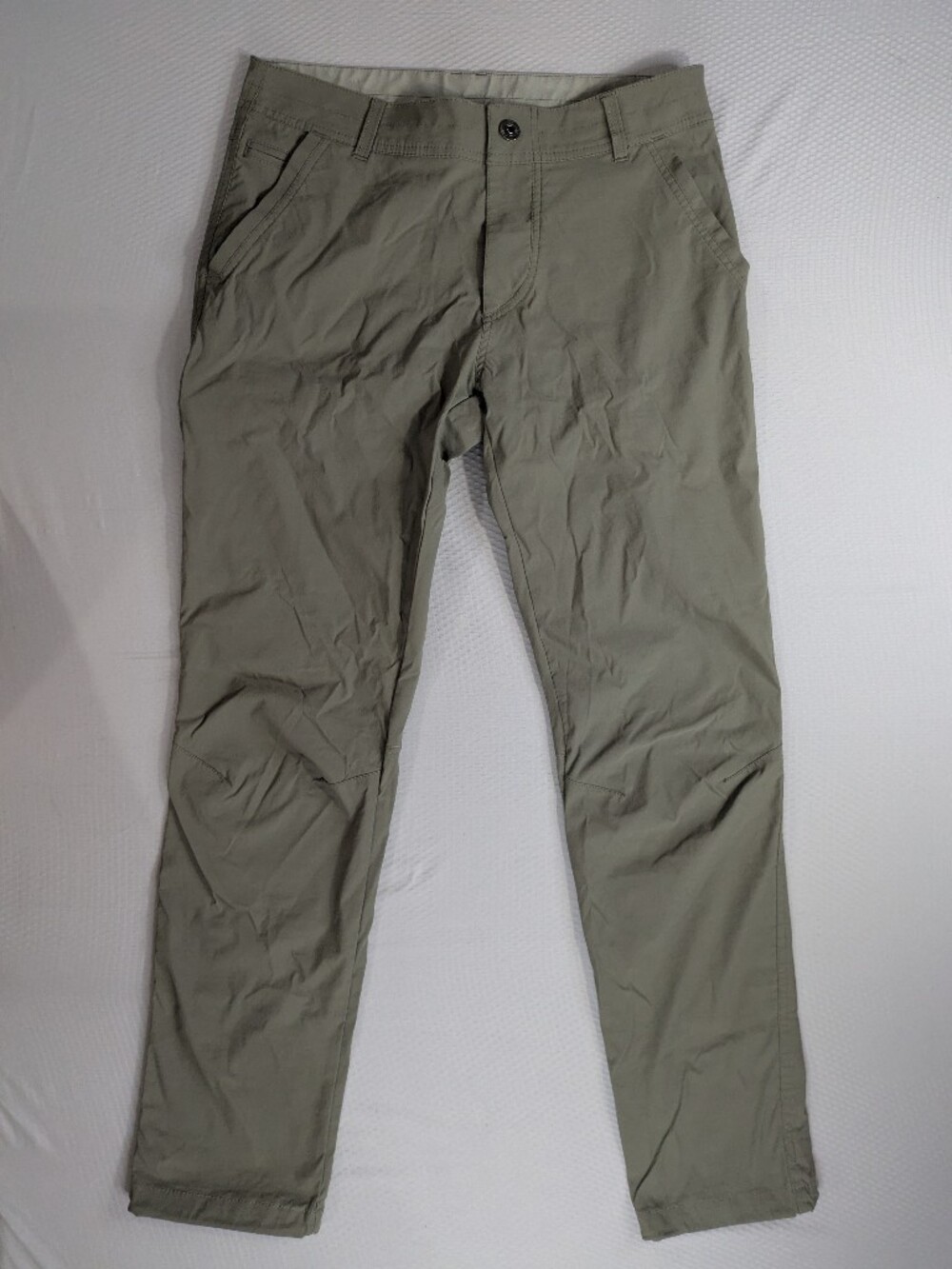 Kuhl Renegade Afire Pants Mens 32x30 Brown Chino Stretch Nylon Outdoor Hiking